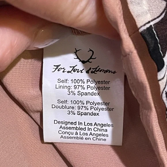 For Love and Lemons Gracie Mini Dress Cream Floral - Picture 8 of 10